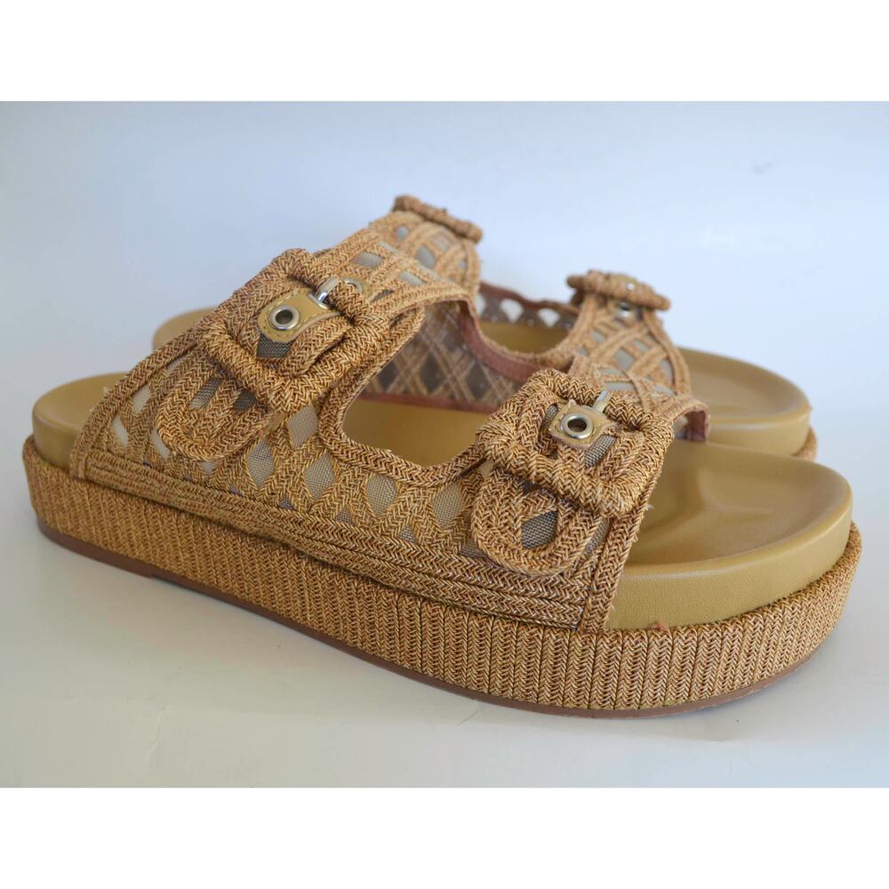 Bibi Lou Raffia Platform Sandal Anthropologie